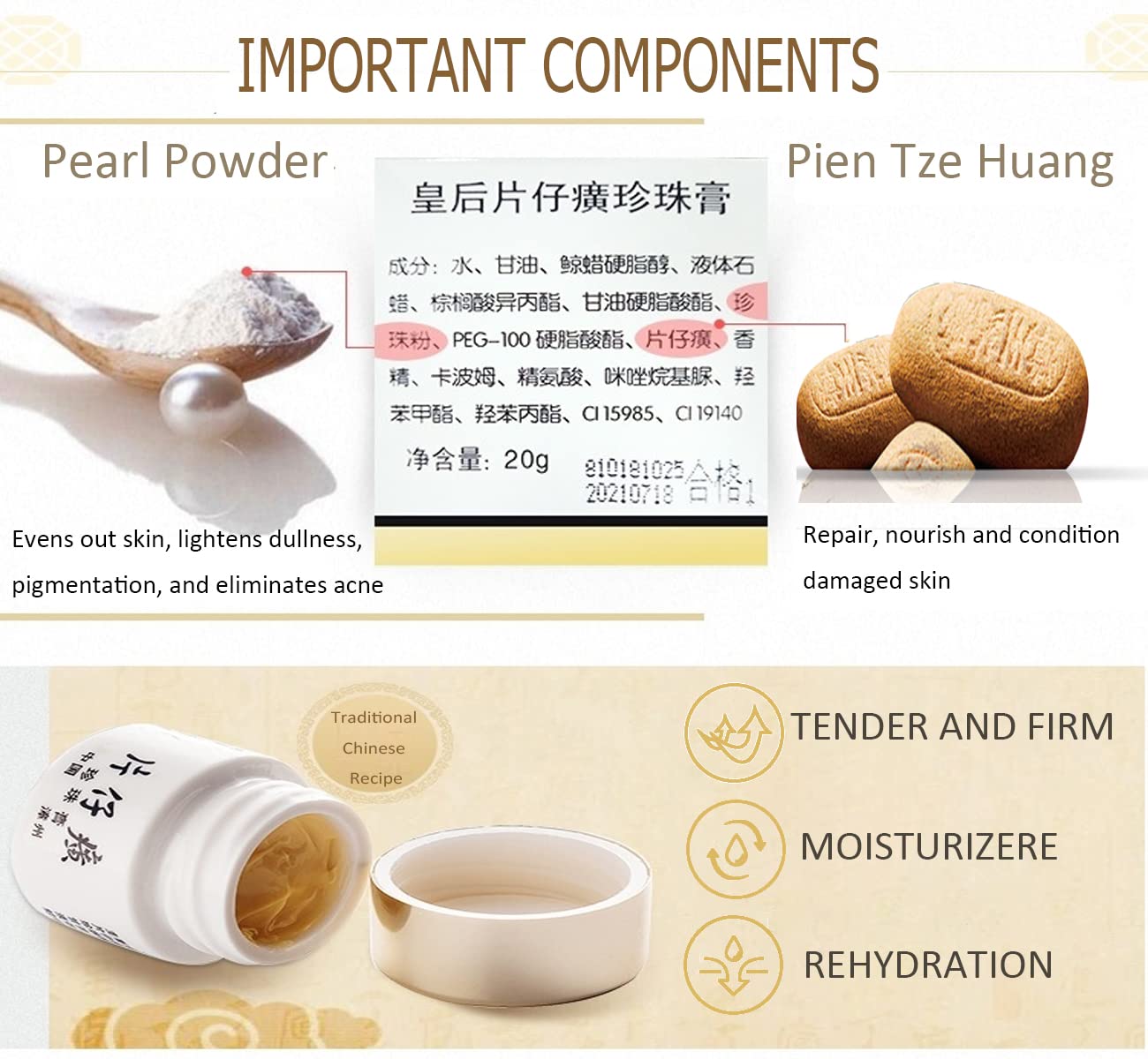 Pien Tze Huang Queen Brand Pea - đánh giá và giá Skincare Queen